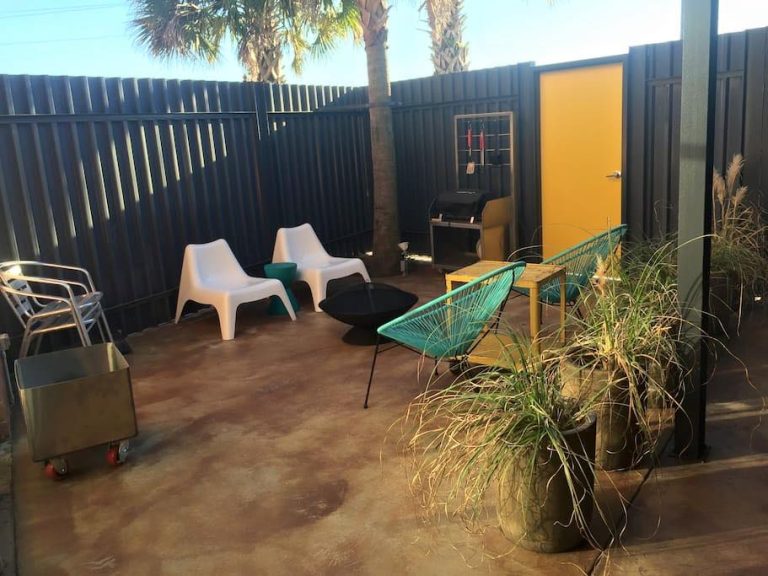 Hangar Lofts Patio Area