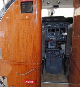 1993 LEARJET 60 Galley and Cockpit