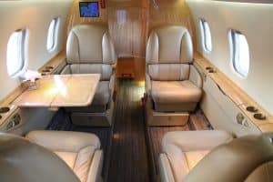 2000 Learjet 60 - 208 Cabin Table Aft
