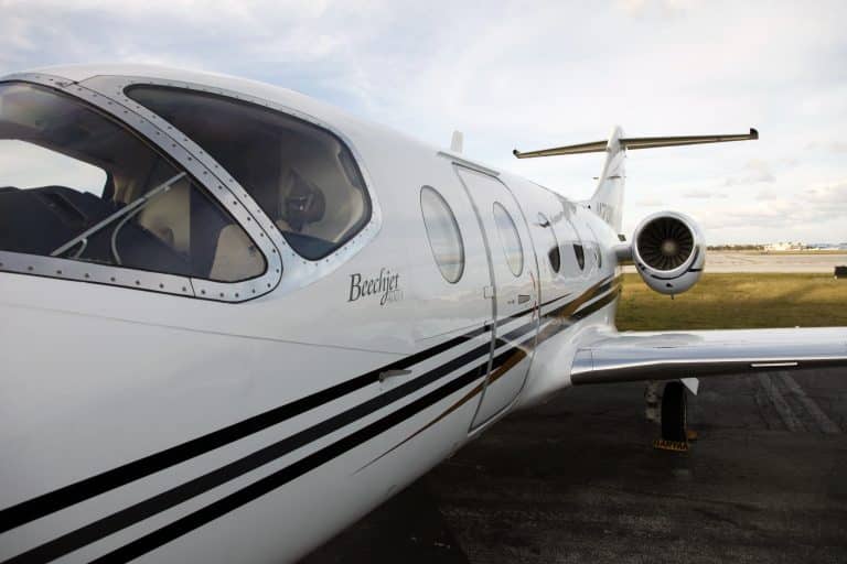 Beechjet 400a RK-336 Front Left Profile