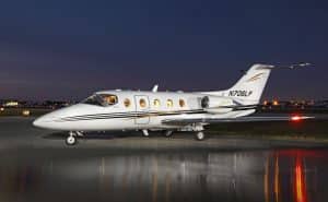 Beechjet 400a RK-336 Night Profile