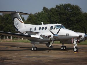 Beechcraft King Air F-90 Profile Front