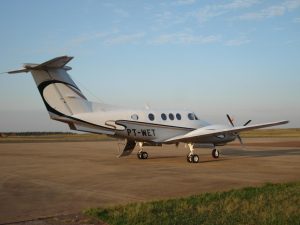 Beechcraft King Air F-90 Aft Profile