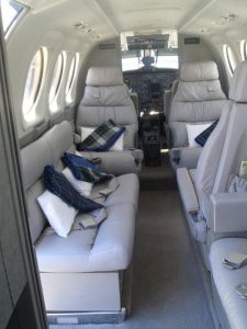 Beechcraft King Air F-90 Cabin Forward