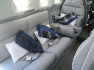 Beechcraft King Air F-90 Interior Cabin Sette