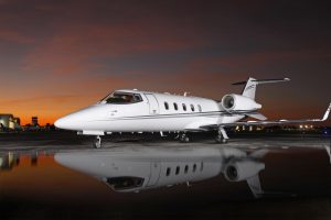 Learjet 60-259 Night Profile