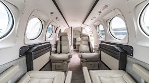 King Air C90 LJ-989 For Sale Cabin Aft