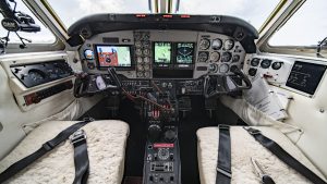 King Air C90 LJ-989 For Sale Cockpit