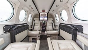 King Air C90 LJ-989 For Sale Cabin Forward