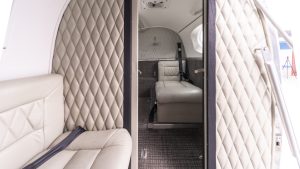 King Air C90 LJ-989 For Sale Cabin Lav