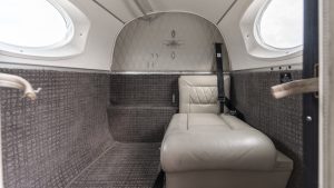 King Air C90 LJ-989 For Sale Cabin Lav