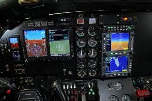 King Air B100 For Sale Interior Avionics Close