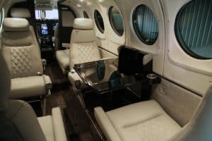 King Air B100 For Sale Interior Cabin Forward