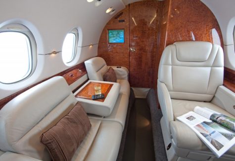 Hawker 800xp 258500 Interior Cabin Couch Seats
