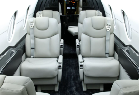 Hawker 400xp 2008 For Sale RK-572 Cabin Interior Looking Forward