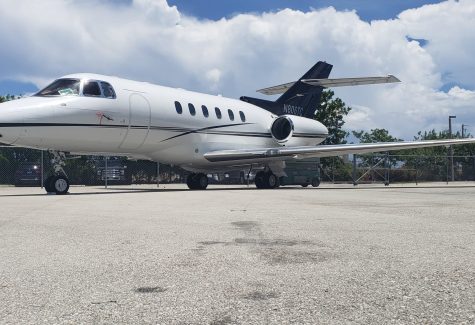 Hawker 800xp sn:258364 Left Profile
