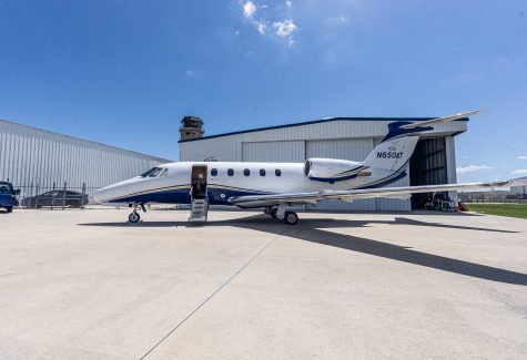 650-7035 Citation VII For Sale - Left Profile with Door Open