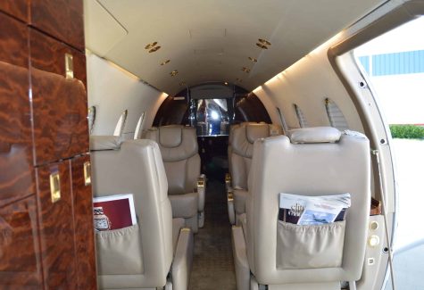 Beechjet 400a RK-161 Interior Cabin Looking Aft
