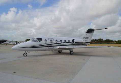 Beechjet 400a RK-135 Left Profile