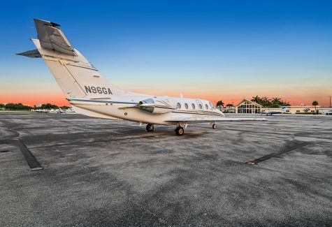 Beechjet 400a RK-238 Right Profile Aft