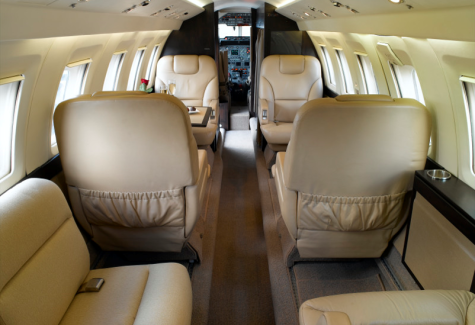 Hawker 800A 258055 Cabin Forward