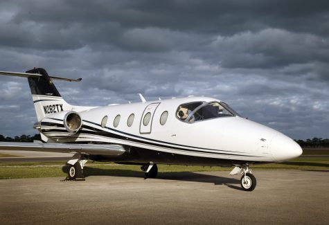 RK-464 Hawker 400xp For Sale Right Nose Angled Exterior Profile