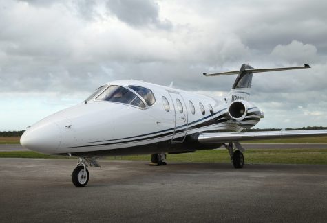 RK-464 Hawker 400xp For Sale Left Nose Angled Exterior Profile