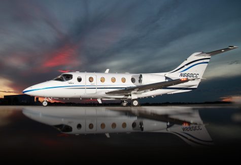 RK-319 Beechjet 400a For Sale Night Profile Shot