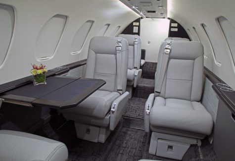 Citation V 560-0208 Cabin Off Center With Table