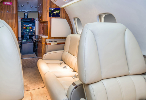 Learjet 60-046 Cabin