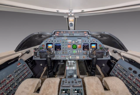 Learjet 60-046 Cockpit