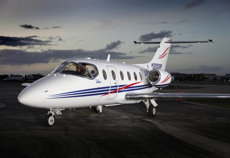 Beechjet 400a RK-172 Angled Front Left Profile Closeup