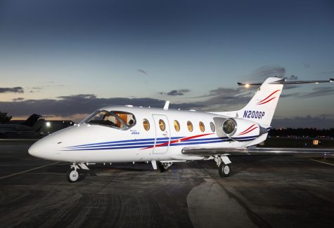 Beechjet 400a RK-172 Angled Front Left Profile