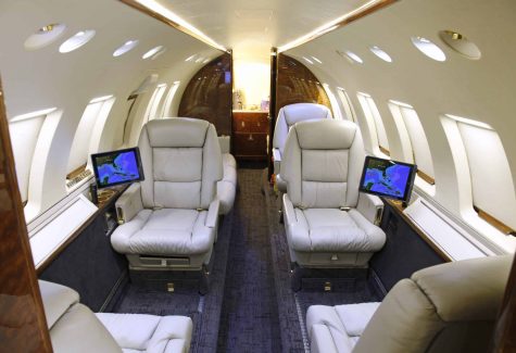 Hawker 800xp sn:258364 Cabin Aft
