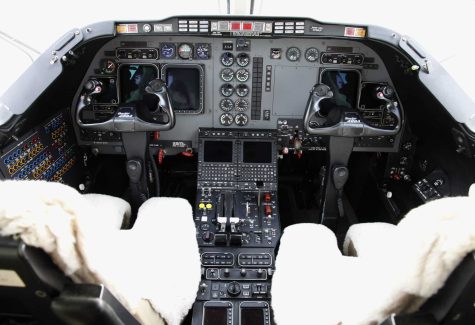 Beechjet 400a RK-336 Cockpit Day