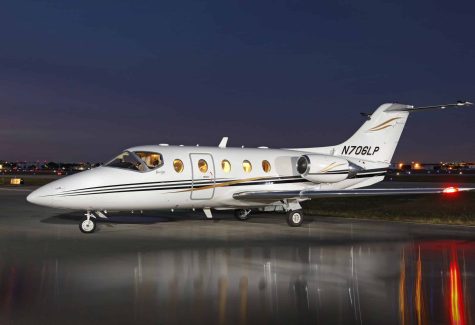 Beechjet 400a RK-336 Night Profile