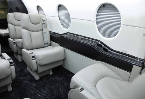Beechjet 400xp RK-378 Cabin Seats Side View
