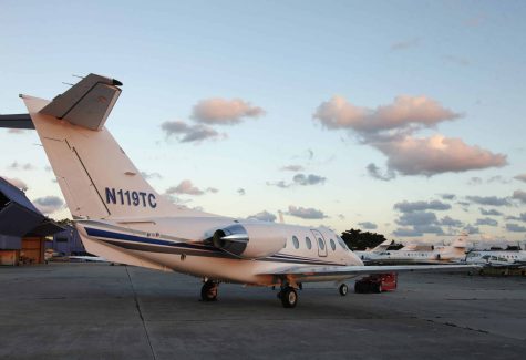Beechjet 400a RK-297 Right Aft Profile