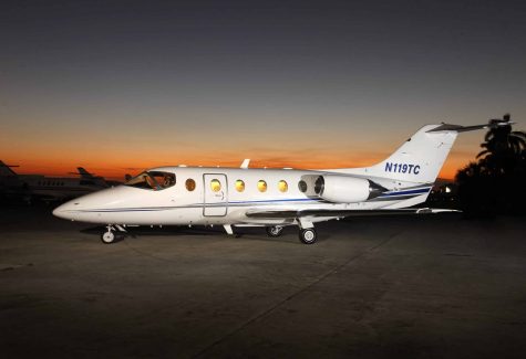 Beechjet 400a RK-297 Night Profile