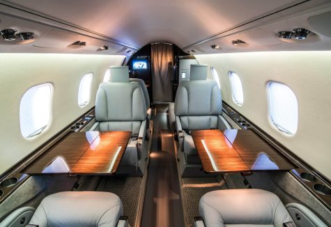 Learjet 60 60-295 Interior Cabin Tables