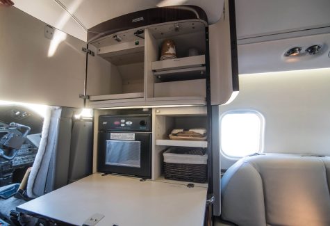 Learjet 60 60-295 Galley Open