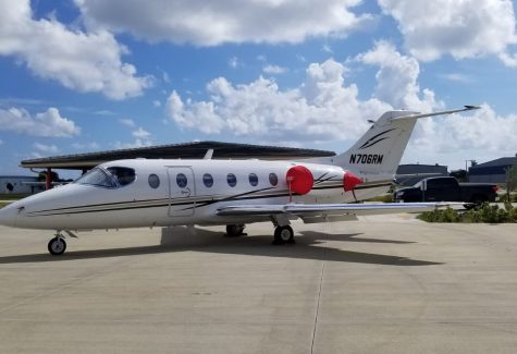 Beechjet 400a RK-161 Parked Profile Left