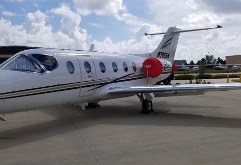 Beechjet 400a RK-161 Parked Profile Left Front
