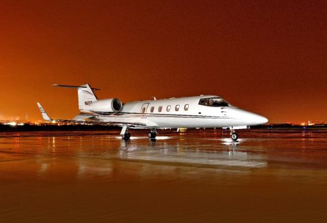Learjet 60-259 Profile Night